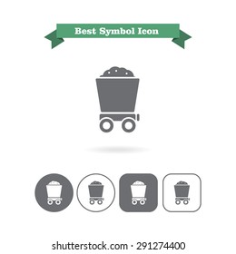 Icon of loaded wagon