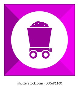 Icon of loaded wagon