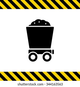 Icon of loaded wagon
