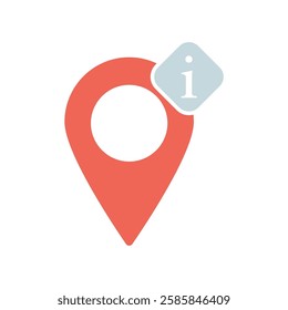 Icon a location, isolated against a clean background.
