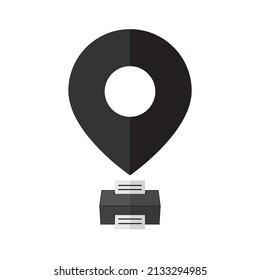 icon location of printing office