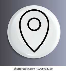 Un icono de la ubicación que utiliza para obtener dirección