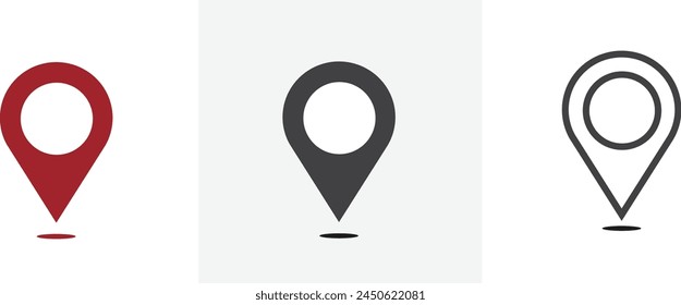 Icon Location Vector Image, Graphic Location, Icon Location, PNG Location