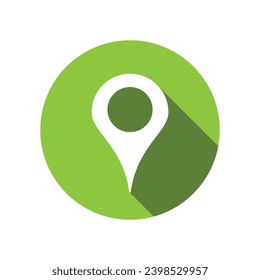 Symbolstandort Vektorgrafik-Logo-Design