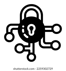 Icon lock Illustration can be used for web app info graphic etc