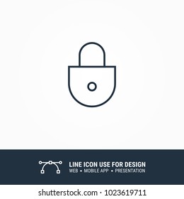 icon lock padlock