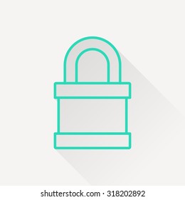 icon of locked padlock