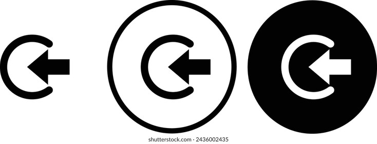 icon login black outline for web site design 
and mobile dark mode apps 
Vector illustration on a white background