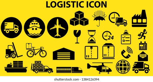 icon logistic vector delivery warehouse. 