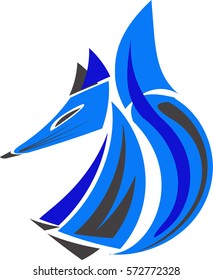 icon and logo of the blue Fox
