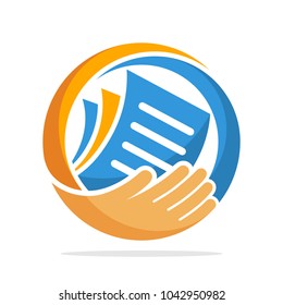 icon logo for business document management