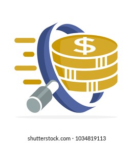 Icon Logo For Business Finance, Audit Services	