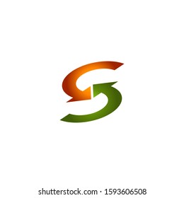 icon logo business and initial S design