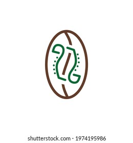 The icon or logo called coffee soup and music, a combination of clarinet coffee and soup ladle, can be used for a companny or brand and others.
