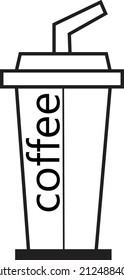 icono o logotipo para el café o algún negocio de bebidas
