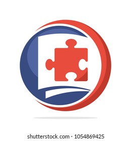 icon logo with the concept of bookkeeping management solution