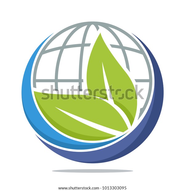 Icon Logo Concept Environmentally Sustainable Earth Stock Vector ...