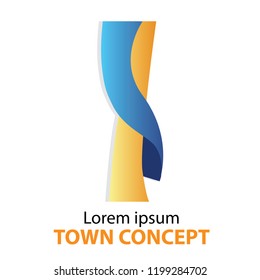 Icon or Logo of Concept Freestyle movement on white background.