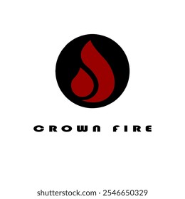 ícone ou logotipo representando o fogo