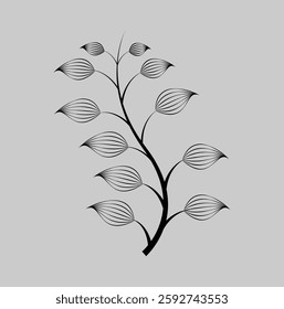 icon and logo design with botany