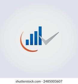 Icon for Logo Design Finance Real Estate and Asset Management Arrow Chart Trading Private Equity Banking Vector