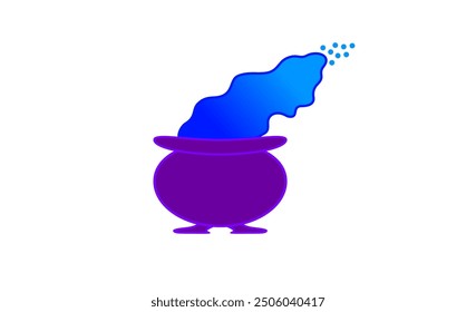 Icon or Logo Design of Witch Cauldron