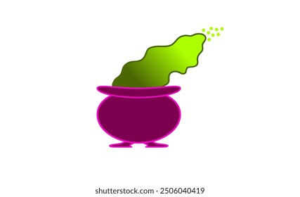 Icon or Logo Design of Witch Cauldron