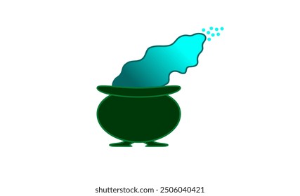 Icon or Logo Design of Witch Cauldron