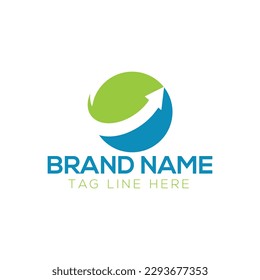 Icon logo for financial management business with dollar currency details
