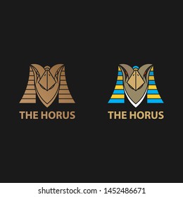 icon logo head of horus god