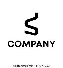 icon logo initial S sign vector template