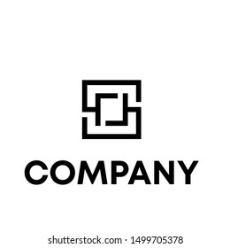icon logo initial S sign vector template