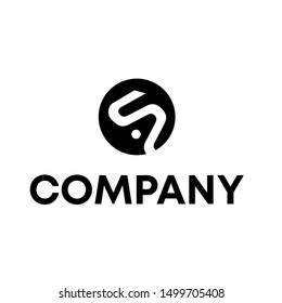 icon logo initial S sign vector template