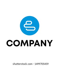 icon logo initial S sign vector template