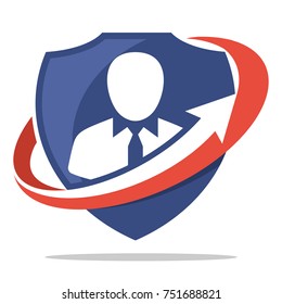 icon / logo for insurance business, employee insurance