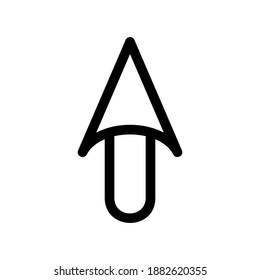 up icon or logo isolated sign symbol vector illustration - high quality black style vector icons

