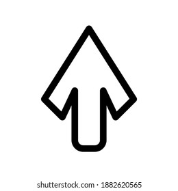 up icon or logo isolated sign symbol vector illustration - high quality black style vector icons
