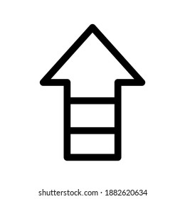 up icon or logo isolated sign symbol vector illustration - high quality black style vector icons
