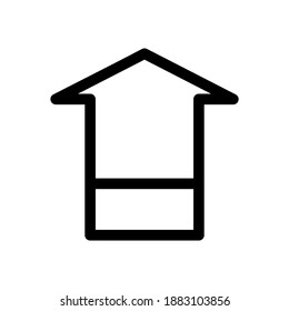 up icon or logo isolated sign symbol vector illustration - high quality black style vector icons
