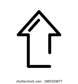 up icon or logo isolated sign symbol vector illustration - high quality black style vector icons
