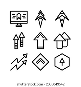 up icon or logo isolated sign symbol vector illustration - Collection of high quality black style vector icons
