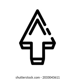 up icon or logo isolated sign symbol vector illustration - high quality black style vector icons
