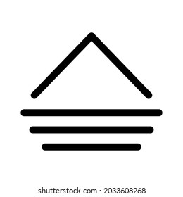 up icon or logo isolated sign symbol vector illustration - high quality black style vector icons

