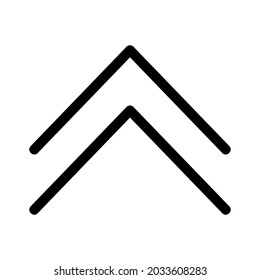 up icon or logo isolated sign symbol vector illustration - high quality black style vector icons
