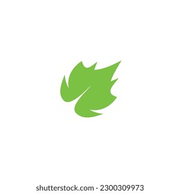 icon logo leaf design illustration vector