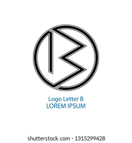 icon logo letter b