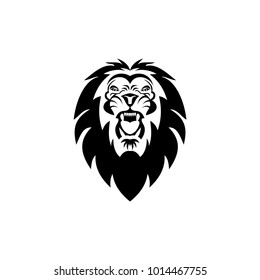 icon logo of lion heads