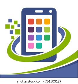 icon logo for mobile application development business