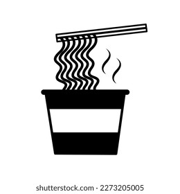 icon logo noodles ramen japanese food noodles korean food suitable for various businesses