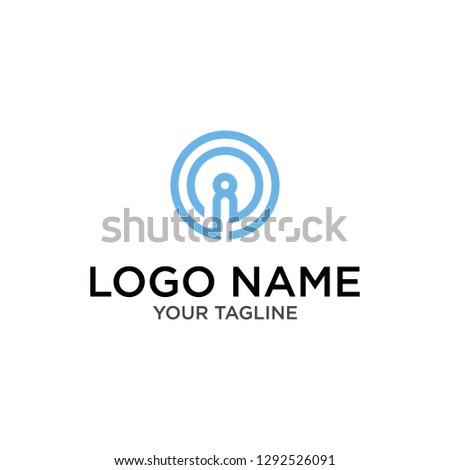 Icon Logo O or OI Simle